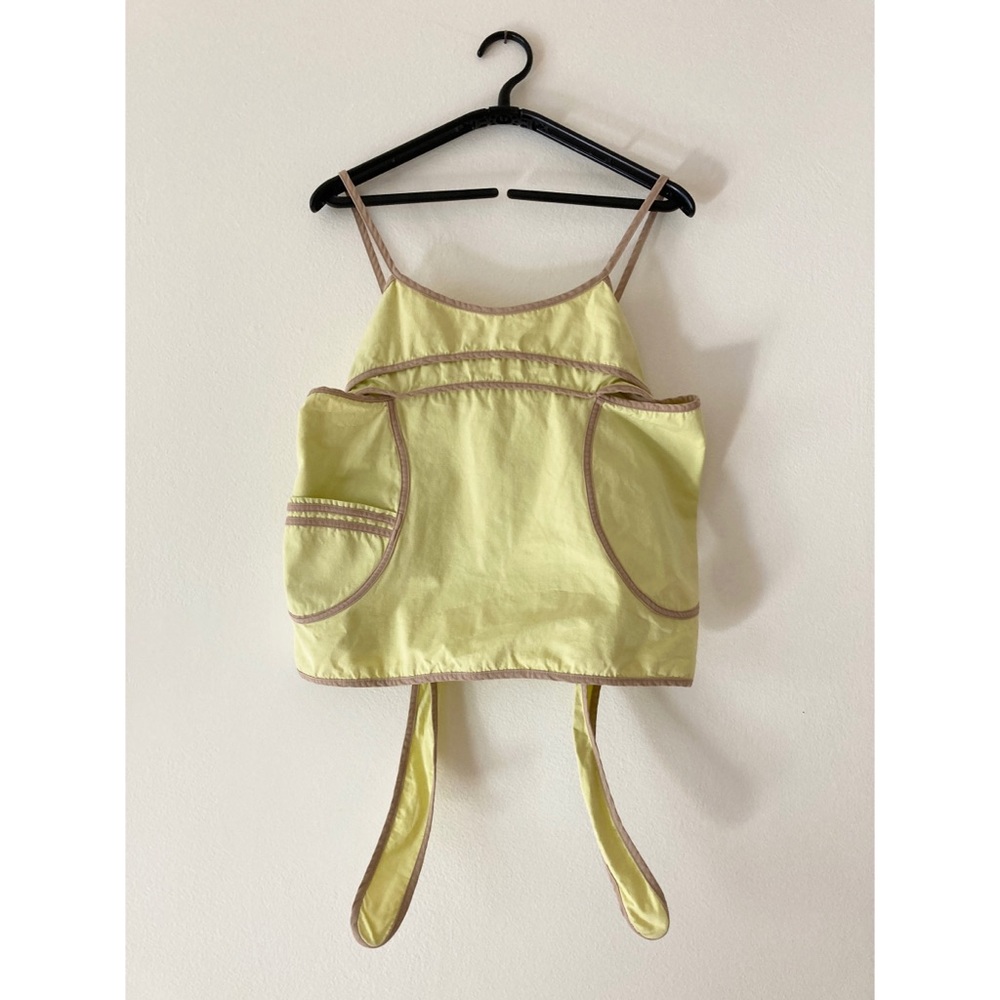 [Marni] yellow top w/ tie back